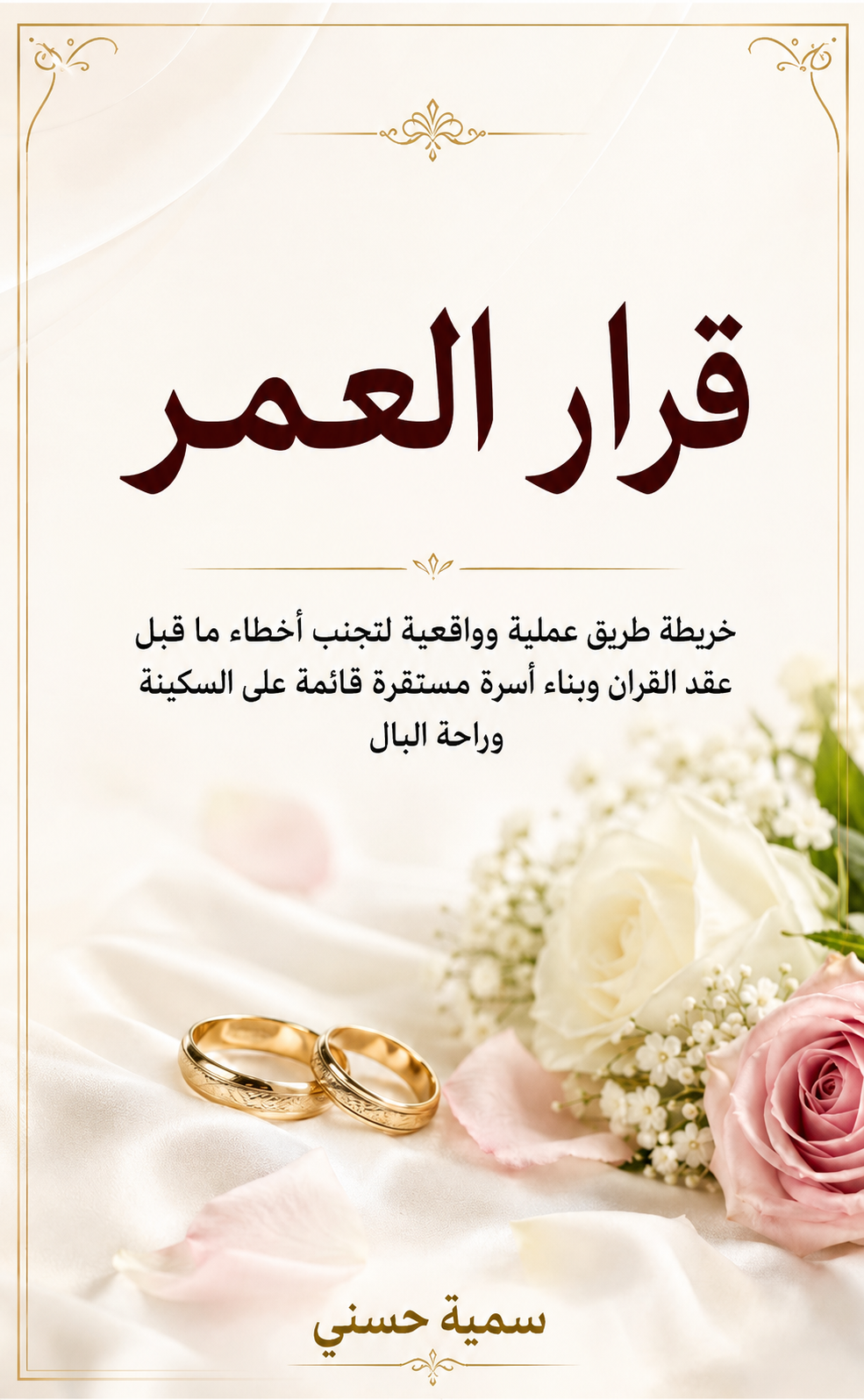 غلاف كتاب قرار العمر لسمية حسني